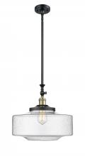 Innovations Lighting 206-BAB-G694-16 - Bridgeton - 1 Light - 16 inch - Black Antique Brass - Stem Hung - Mini Pendant