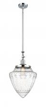 Innovations Lighting 206-PC-G664-12 - Bullet - 1 Light - 12 inch - Polished Chrome - Stem Hung - Adjustable Mini Pendant