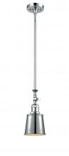 Innovations Lighting 206-PC-M9-PC-LED - Addison - 1 Light - 5 inch - Polished Chrome - Stem Hung - Mini Pendant