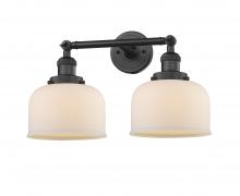 Innovations Lighting 208-BK-G71-LED - Bell - 2 Light - 19 inch - Matte Black - Bath Vanity Light