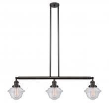 Innovations Lighting 213-OB-G534 - Oxford - 3 Light - 40 inch - Oil Rubbed Bronze - Stem Hung - Island Light