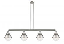 Innovations Lighting 214-SN-HFS-64-SN - Hampden - 4 Light - 52 inch - Brushed Satin Nickel - Stem Hung - Island Light