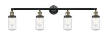 Innovations Lighting 215-BAB-G314 - Dover - 4 Light - 43 inch - Black Antique Brass - Bath Vanity Light