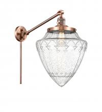 Innovations Lighting 237-AC-G664-12 - Bullet - 1 Light - 12 inch - Antique Copper -Adjustable Swing Arm
