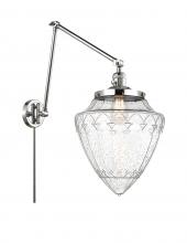 Innovations Lighting 238-PC-G664-12 - Bullet - 1 Light - 12 inch - Polished Chrome -Adjustable Swing Arm