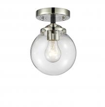 Innovations Lighting 284-1C-BPN-G202-6 - Beacon - 1 Light - 6 inch - Black Polished Nickel - Semi-Flush Mount