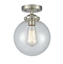 Innovations Lighting 284-1C-SN-G202-8 - Beacon - 1 Light - 8 inch - Brushed Satin Nickel - Semi-Flush Mount