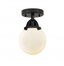 Innovations Lighting 288-1C-BK-G201-6 - Beacon - 1 Light - 6 inch - Matte Black - Semi-Flush Mount