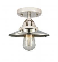 Innovations Lighting 288-1C-PN-M1-PN - Railroad - 1 Light - 8 inch - Polished Nickel - Semi-Flush Mount