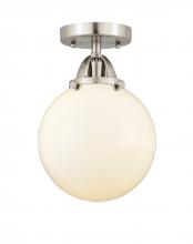 Innovations Lighting 288-1C-SN-G201-8 - Beacon - 1 Light - 8 inch - Brushed Satin Nickel - Semi-Flush Mount