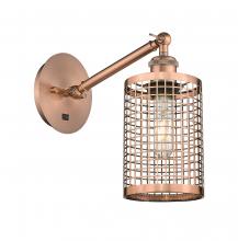 Innovations Lighting 317-1W-AC-M18-AC - Nestbrook - 1 Light - 5 inch - Antique Copper - Sconce