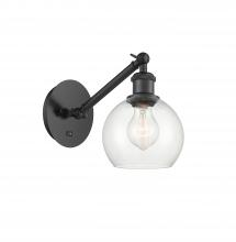 Innovations Lighting 317-1W-BK-G122-6 - Athens - 1 Light - 6 inch - Matte Black - Sconce