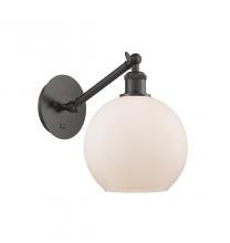 Innovations Lighting 317-1W-OB-G121-8 - Athens - 1 Light - 8 inch - Oil Rubbed Bronze - Adjustable Sconce