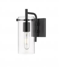 Innovations Lighting 352-1W-BK-CL - Press - 1 Light - 5 inch - Matte Black - Bath Vanity Light