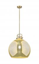 Innovations Lighting 410-1SL-BB-G410-18ME - Newton Sphere - 1 Light - 18 inch - Brushed Brass - Pendant