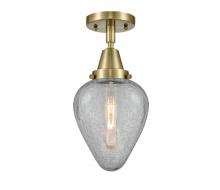 Innovations Lighting 447-1C-AB-G165-LED - Geneseo - 1 Light - 7 inch - Antique Brass - Flush Mount