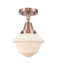 Innovations Lighting 447-1C-AC-G531 - Oxford - 1 Light - 8 inch - Antique Copper - Flush Mount