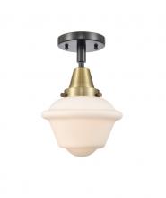 Innovations Lighting 447-1C-BAB-G531 - Oxford - 1 Light - 8 inch - Black Antique Brass - Flush Mount