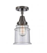 Innovations Lighting 447-1C-OB-G184 - Canton - 1 Light - 6 inch - Oil Rubbed Bronze - Flush Mount