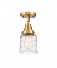 Innovations Lighting 447-1C-SG-G513 - Bell - 1 Light - 5 inch - Satin Gold - Flush Mount