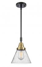 Innovations Lighting 447-1S-BAB-G44 - Cone - 1 Light - 8 inch - Black Antique Brass - Mini Pendant