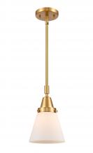 Innovations Lighting 447-1S-SG-G61 - Cone - 1 Light - 6 inch - Satin Gold - Mini Pendant