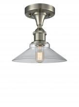 Innovations Lighting 516-1C-SN-G132 - Orwell - 1 Light - 8 inch - Brushed Satin Nickel - Flush Mount