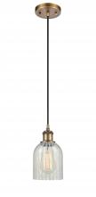 Innovations Lighting 516-1P-BB-G2511 - Caledonia - 1 Light - 5 inch - Brushed Brass - Cord hung - Mini Pendant