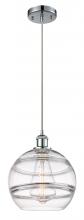 Innovations Lighting 516-1P-PC-G556-10CL - Rochester - 1 Light - 10 inch - Polished Chrome - Cord hung - Mini Pendant