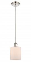 Innovations Lighting 516-1P-PN-G111 - Cobbleskill - 1 Light - 5 inch - Polished Nickel - Cord hung - Mini Pendant