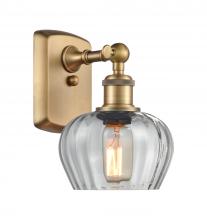 Innovations Lighting 516-1W-BB-G92 - Fenton - 1 Light - 7 inch - Brushed Brass - Sconce