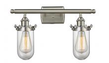 Innovations Lighting 516-2W-SN-CE231-CL - Kingsbury - 2 Light - 14 inch - Brushed Satin Nickel - Bath Vanity Light