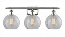 Innovations Lighting 516-3W-PN-G125 - Athens - 3 Light - 28 inch - Polished Nickel - Bath Vanity Light