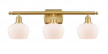 Innovations Lighting 516-3W-SG-G91 - Fenton - 3 Light - 27 inch - Satin Gold - Bath Vanity Light