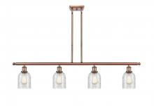 Innovations Lighting 516-4I-AC-G259-LED - Caledonia - 4 Light - 48 inch - Antique Copper - Cord hung - Island Light