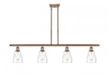 Innovations Lighting 516-4I-AC-G394 - Ellery - 4 Light - 48 inch - Antique Copper - Cord hung - Island Light