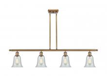 Innovations Lighting 516-4I-BB-G2812 - Hanover - 4 Light - 48 inch - Brushed Brass - Cord hung - Island Light