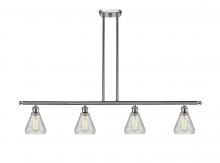Innovations Lighting 516-4I-SN-G275-LED - Conesus - 4 Light - 48 inch - Brushed Satin Nickel - Cord hung - Island Light