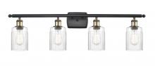 Innovations Lighting 516-4W-BAB-G342 - Hadley - 4 Light - 35 inch - Black Antique Brass - Bath Vanity Light