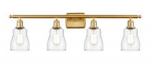 Innovations Lighting 516-4W-SG-G392 - Ellery - 4 Light - 35 inch - Satin Gold - Bath Vanity Light