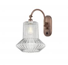 Innovations Lighting 518-1W-AC-G212 - Springwater - 1 Light - 12 inch - Antique Copper - Sconce