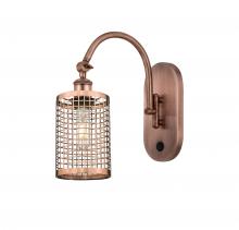Innovations Lighting 518-1W-AC-M18-AC - Nestbrook - 1 Light - 5 inch - Antique Copper - Sconce