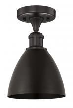 Innovations Lighting 616-1F-OB-MBD-75-OB - Bristol - 1 Light - 8 inch - Oil Rubbed Bronze - Semi-Flush Mount