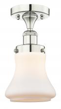 Innovations Lighting 616-1F-PN-G191 - Bellmont - 1 Light - 6 inch - Polished Nickel - Semi-Flush Mount