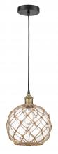 Innovations Lighting 616-1P-BAB-G122-10RB - Edison - 1 Light - 10 inch - Black Antique Brass - Mini Pendant