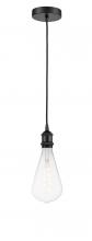 Innovations Lighting 616-1P-BK-BB125LED - Edison - 1 Light - 6 inch - Matte Black - Cord hung - Mini Pendant