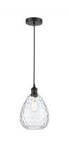 Innovations Lighting 616-1P-BK-G372 - Waverly - 1 Light - 8 inch - Matte Black - Cord hung - Mini Pendant