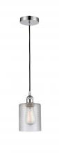 Innovations Lighting 616-1P-PC-G112 - Cobbleskill - 1 Light - 5 inch - Polished Chrome - Cord hung - Mini Pendant