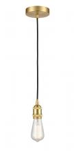 Innovations Lighting 616-1P-SG - Edison - 1 Light - 2 inch - Satin Gold - Cord hung - Mini Pendant