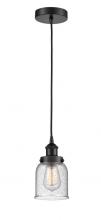 Innovations Lighting 616-1PH-BK-G54 - Bell - 1 Light - 5 inch - Matte Black - Cord hung - Mini Pendant